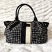 Kate Spade Bags | Authentic Kate Spade Noel Stevie Shoulderbag With Purple Lining & Dust Cover | Color: Black/White | Size: Os