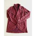 Lululemon Jackets & Coats | Lululemon That's A Wrap 8 Bordeaux Drama Maroon Stretch Jacket Cardigan | Color: Red | Size: 8