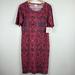 Lularoe Dresses | Lularoe Julia Dress Sz Lg | Color: Black/Pink | Size: L