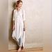 Anthropologie Tops | Anthropologie Holding Horses White Gauze Cotton Button Down Tunic Dress, Sz S | Color: White | Size: S