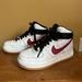 Nike Shoes | Custom Nike Air Force 1 High (White+Red) | Color: Red/White | Size: 6