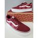 Vans Shoes | New Vans Ward Platform Shoes Womens Size 9.5 Burgundy Low Top Off The Wall Fall | Color: Red | Size: 9.5