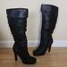 Jessica Simpson Shoes | Jessica Simpson Black Leather Sexy Knee High Boots - Size 8.5 | Color: Black | Size: 8.5