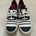 Kate Spade Shoes | Kate Spade Keds Platform Blue And White Stripe Shoe Size 8 | Color: Blue/White | Size: 8