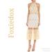 Anthropologie Dresses | Foxiedox Amelia Midi Lace Dress Beige | Color: Cream | Size: M