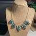 J. Crew Jewelry | J Crew Statement Necklace, Quality Jewelry In Faceted Stones | Color: Blue/Gray | Size: Os