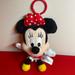 Disney Accessories | Exclusive Disney Park Minnie Plush Big Head Keychain | Color: Black/Red | Size: Os
