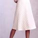 Anthropologie Skirts | Anthropologie Hd In Paris Cream Polka Dot Textured Jacquard Circle Midi Skirt Xs | Color: Cream | Size: Xs