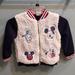 Disney Jackets & Coats | Kids Disney Mickey Mouse And Friends Sherpa Jacket | Color: Blue/Cream | Size: 5/6