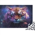 Agashi Wooden Jigsaw Puzzles for Adults 300/500/1000 Piece Tiger Jigsaw Puzzles Family Games Christmas Birthday Toys/Style/1000Pcs