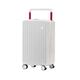 REEKOS Carry-on Suitcase Luggage Wide Trolley Suitcase Women's Large-Capacity Password Suitcase Universal Wheel Men's Suitcase Carry-on Suitcases Carry On Luggages (Color : White, Size : 20inch)