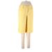 Nic + Zoe Casual Pants - Mid/Reg Rise: Yellow Bottoms - Women's Size 10