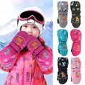 Gants de ski imperméables et coupe-vent pour enfants mitaines chaudes non ald sports de plein air