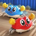 Inoling-Jouets Sensoriels Crabe TUNITime pour Bébé Marche Interactive Cadeau d'Anniversaire