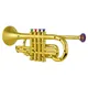 Trompent métallique pour enfants instruments musicaux à vent ABS or 4 couleurs prédire