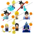 Dragon Ball Z Anime Bricks Dolls Goku Gohan Majin Buu Vegeta Mini Action Toy Figures importer