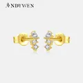 ANDYWEN-Boucles d'Oreilles Pendantes en Argent Sterling 925 et Clip Bijoux Fins de Luxe Clips de