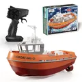Bateau télécommandé électrique sans fil pour garçons jouets modèles de remorqueur bateau RC 686