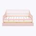 Red Barrel Studio® Trevel Solid Wood Daybed in Pink | 32.3 H x 82 W x 75.8 D in | Wayfair F1CA736D17914B98A7DBCFC184FC1224