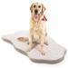 Tucker Murphy Pet™ Dog Sleeping Mat Waterproof Dog Crate Pad Bed Mat w/ Memory Foam Support Polyester in White | 2.5 H x 43 W x 26 D in | Wayfair