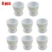 Egg Cup Set of 8 Holder Breakfast Boiled Cooking Easy to Clean Childhood Memories Kitchen White Egg Cup Holder