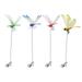 Stiwee Christmas Home Decoration Garden Decor Fake Dragonflies Clip 3D Dragonflies Garden Decorative Clips Dragonflies Garden Ornaments Patio Decoration Dragonflies Stakes With Sticks And Clip