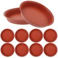 10Pcs Flower Pot Saucer Plant Tray for Pots Thick Flowerpot Round Plate Bonsai Pot Saucer Flowerpot Tray