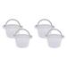 Swimming Pool Skimmer Replacement Basket with Handle 4 Pack - Above Ground Pool Thru-Wall Skimmer Baskets