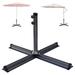 LeCeleBee Heavy Duty Patio Umbrella Cross Brace Stand Universal for Outdoor Patio Umbrella Dark Grey