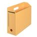 Plus File Box FL-051BF A4-E 100mm Width 780 82 Ã— 10 Yellow