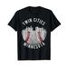 Cool Twin Cities Minnesota MN Baseball Skyline St. Paul-MPLS T-Shirt