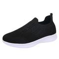 Ierhent Casual Shoes Men Mens Non Slip Walking Sneakers Lightweight Breathable Slip on Running Shoes Gym Tennis Shoes for Men Black 42