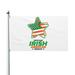 National Irish-American Heritage Month Garden Flags 3 x 5 Foot Polyester Flag Double Sided Banner with Metal Grommets for Yard Home Decoration Patriotic Sports Events Parades