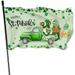 Happy St Patrick s Day Flag 3x5 Ft Outdoor 17 March Day Flag Polyester Double Sided Lucky Shamrock Large Flag for Outdoor House Yard Indoor Holiday Banner Decor