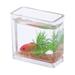 Huanledash Goldfish Bowl Model Realistic Decorative Ornament Miniature Glass Fish Tank for Dollhouse Photo Props Miniature Scenes