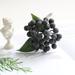 QJUHUNG Artificial Berries 1PC Simulation Flowers Lifelike Berries with Stems Fake Fruit Berries for Wedding DIY Bridal Bouquet Home Kitchen Party Decoration
