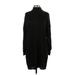 Nasty Gal Inc. Casual Dress - Sweater Dress: Black Dresses - Women's Size Small