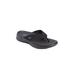 Women's Splendor Sandal by Skechers in Black Medium (Size 9 M)