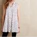 Anthropologie Tops | Anthropologie 11.1.Tylho Percy Printed Button-Front Collared Tunic | Color: Blue/White | Size: S