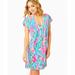 Lilly Pulitzer Dresses | Lilly Pulitzer Talli Cover-Up/Dress In Multi Sea Turtle Soiree; Size Small, Nwt | Color: Blue/Pink | Size: S