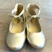 Michael Kors Shoes | *New* Michael Kors Girl’s Kenyah Kay Signature Logo Charm Ballet Flats - Size 1 | Color: Gold | Size: 1bb