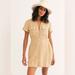 Free People Dresses | Free People Italian Love Store Dress Tan Xs | Color: Cream/Tan | Size: Xs