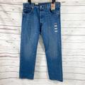 Levi's Jeans | Levis 501 ‘93 Jeans Men’s 38x32 Blue Splattered Paint Wash Denim Stretch. | Color: Blue | Size: 38