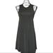 American Eagle Outfitters Dresses | American Eagle Soft And Sexy Black Sleeveless Keyhole Back Tank Dress Size Xxs | Color: Gray | Size: Xxs
