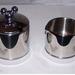 Disney Other | Disney Stainless Steel Creamer And Sugar Set | Color: Silver | Size: Os