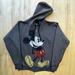 Disney Tops | Disneyland Mickey Mouse Women’s Full Zip Hooded Sweatshirt Jacket Sz M | Color: Gray | Size: M