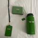 Kate Spade Accessories | Kate Spade Green Dragonfly Set, Lanyard, Water Bottle, And Note Card Set | Color: Green | Size: Os