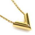 Louis Vuitton Jewelry | Louis Vuitton Necklace Essential V Metal Gold Unisex M61083 | Color: Gold | Size: Os
