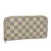 Louis Vuitton Bags | Louis Vuitton Damier Azur Zippy Wallet Long Wallet N63503 Lv Auth Th4179 | Color: White | Size: W7.7 X H4.1 X D1.0inch