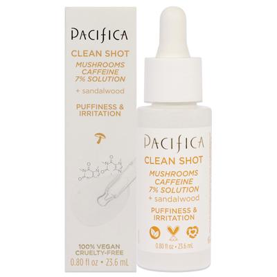 Clean Shot Mushrooms and Caffeine 7 Percent by Pacifica for Unisex - 0.80 oz Serum